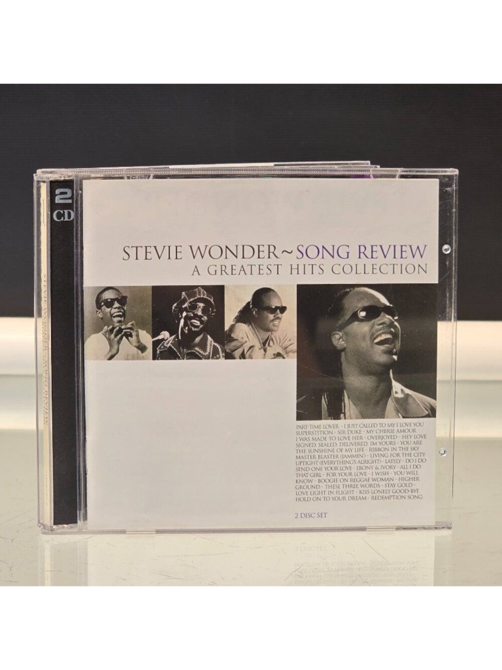 Double CD Stevie Wonder A Greatest Hits Collection 1996 Motown Song Review